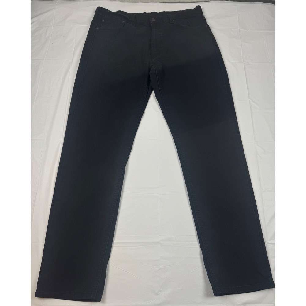 Levis 541 Athletic Taper Mens Black Denim Jeans W36 L34 Actual 38x32